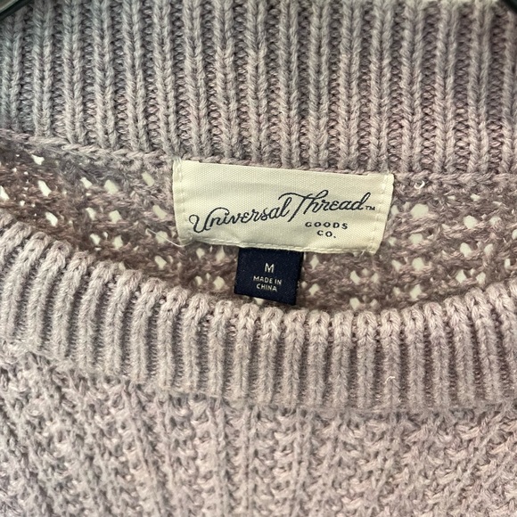 EUC Dusty Purple Knit Sweater - Picture 3 of 4